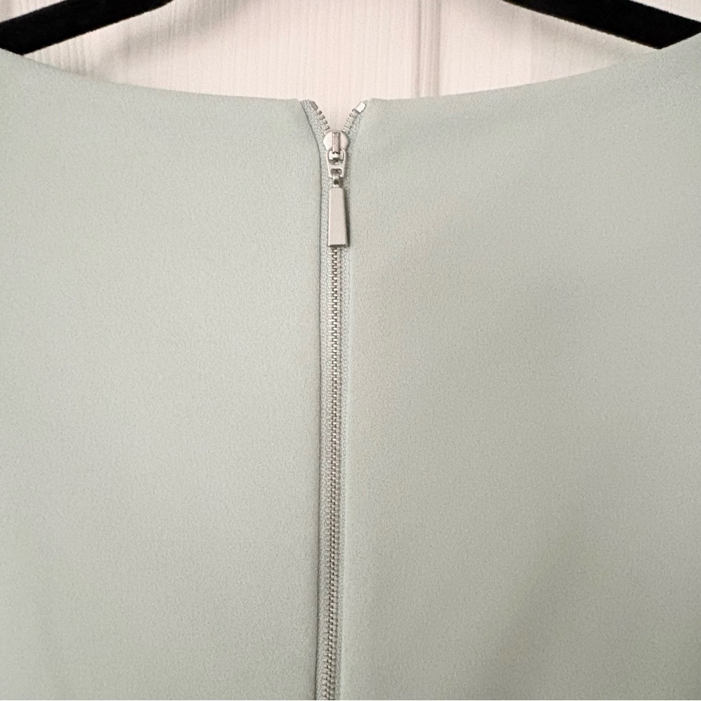 ✨Calvin Klein Sage Green Draped Sheath Dress Size 10 NWT ✨ - Picture 7 of 11